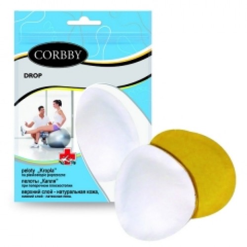  Пелоты Corbby - Ортопедическая линия - Drop, Капля для поддержки поперечного свода и устранения болевых ощущений - арт.corb1191c упаковка 5 шт
